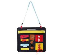 Jouets d'apprentissage précoce pour tout-petits, chaussures à fermeture éclair, boucle à cravate, jouets éducatifs d'activité (tableau de puzzle noir)