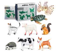 Jouets d'assemblage de fentes d'insectes et d'animaux, puzzles d'insectes 3d DIY, ensemble de fausses figurines d'insectes en plastique réalistes, jouets d'exploration de la nature (Intermediate)