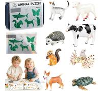 Jouets d'assemblage d'insectes et d'animaux pour enfants, modèles réalistes, coffret éducatif, 3 niveaux progressifs pour un assemblage pratique, la créativité et la découverte (Intermediate)