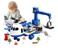 Jouets d'Aviation pour,Avion de Course avec Piste à Éjection | Avion de Course Piste pour Enfant - pour Maison Crèche Maternelle Aire de Jeux École Intérieur Voyage Fête Extérieur