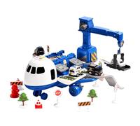 Jouets d'Aviation pour, Jouet Avion à Inertie avec Circuit de Course, Jeu de Piste de Course pour Avions, pour Maison Aire de Jeux Crèche École Maternelle École Voyage en Intérieur et Fête en