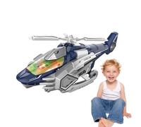 Jouets d'avion d'hélicoptère - Hélicoptère de combat de dinosaure 2 en 1 Jouet avec effet de pulvérisation | Cadeau d'anniversaire de Noël pour , amateurs de dinosaures, et