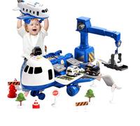 Jouets d'Avions pour Les,Avion de Course avec Piste à Éjection - Jeu de Course Aérien - pour Maison Aire de Jeux Crèche École Maternelle École Voyage en Intérieur et Fête en