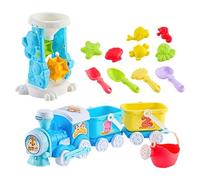 Jouets de bac à sable | 15 pièces d'outil de plage amusant | Jeux de sable pour plage - À utiliser pour arrière-cour, jardin, lac, piscine, extérieur, voyages, à partir de un an révolu et plus, pour l