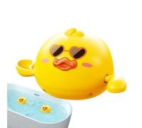 Jouets de Baignoire | Canard à Lunettes Jouet de Douche pour ,Jeux d'eau Interactifs Amusants pour Filles Et Garçons Douche Plage Voyage Fête Natation Temps De
