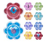 Jouets De Bain - ABS 2,36x1,77x2,36 Pouces | Ensemble De Numéros Flottants Pour Sensorielle Colorée | Jouet De Bain Interactif Pour Bébé À Boule Flottante | Ensemble De Jouets Éducatifs À No