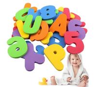 Jouets de bain Alphabet - Lettres en mousse flottante, 36 pièces Bath Time Learning Fun | coloré et ensemble de chiffres, chiffres autocollants en mousse, salle de bain en mousse éducative et jeu