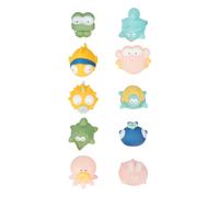 Badabulle Jouets de bain Rigolo Splash – 10 pièces avec sac