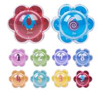 Jouets De Bain Chiffres - Ballons Flottants pour Piscine et Baignoire,Numéros Flottants Colorés pour Apprentissage Ludique dans la Baignoire ou Piscine avec Lettres en Mousse