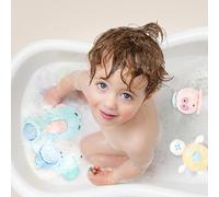 Jouets De Bain Colorés Durables Pour Bébés, Tasse D'Empilage Pour Garçons Et Filles, Animaux Mignons En Forme De Tortue, Jouets Éducatifs Et D'Apprentissage Précoce