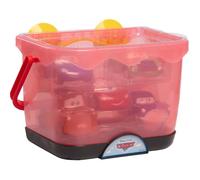 Jouets de bain - DISNEY Cars - Set de 5 figurines - Panier de rangement - 12 cm