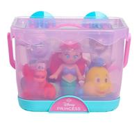 Jouets de bain - DISNEY Princess La Petite Sirène - 5 figurines - Panier de rangement