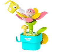 Jouets De Bain Éducatifs - Jeu D'arrosage des Fleurs, Ensemble De Jouets De Douche À Ventouse, Tasse De Jeu D'irrigation | Flux du Système D'interaction d'apprentissage De l'eau, Méthode Jeuu De Dév