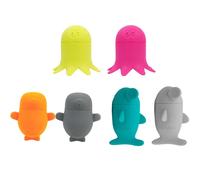 Jouets de bain en silicone Büddies (6 pièces)