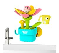 Jouets de bain - Ensemble de jouets pour l'heure du bain à ventouse, jeu ďe fleurs d'arrosage sensoriel avec tasses d'irrigation, ĵouets đe b́ain pour garçons et filles âgés d́e 1 à 3 ans, douche à do