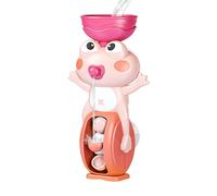 Jouets de bain interactifs - 110 g Rendez l'heure du bain amusante | Jouets aquatiques Grenouille avec disque rotatif | pour les tout-petits, les garçons et les filles à partir de 3 ans, à la maison,