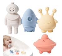 Jouets De Bain,Jouets De Bain en Silicone | Garnitures Amovibles pour Piscine Baignoire Voyage Fête Piscine Extérieure Douche