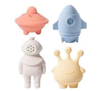 Jouets De Bain, Jouets De Bain en Silicone, Garnitures Amovibles pour Piscine Baignoire Voyage Fête Piscine Extérieure Douche