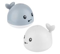 Jouets De Bain Lumineux Pour Bébé, Arroseur À Induction, Jouets De Baleine De Baignoire Avec Lumières Led Colorées, Jouet De Pulvérisation D'eau Pour Enfants