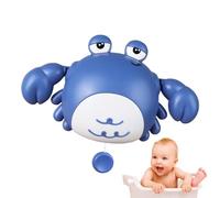 Jouets De Bain pour Bébé, Crabe Mignon Flottant - Jouet Éducatif pour Le Bain, Figurine Animaux Mécanique Flottante, Compagnon Éducatif pour Piscine Maison Plage et Crèche