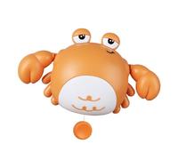 Jouets de Bain pour Bébé, Crabe Mignon Flottant - Jouet Éducatif pour Le Bain, Figurine Animaux Mécanique Flottante, Compagnon Éducatif pour Piscine Maison Plage et Crèche