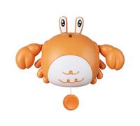 Jouets De Bain pour Bébé,Jouets Éducatifs Enfant Crabe pour Baignoire & Douche - Figurine Animaux Mécanique Flottante, Compagnon Éducatif pour Piscine Maison Plage et Crèche