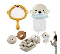 Jouets De Bain pour , Ensemble De Jeux Animaux Mère Et Enfant pour La Baignoire, Animaux Flottants Sensoriels pour Piscine Voyage Fête Extérieur Douche