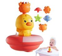 Jouets de Bain pour - Jouet de Bain Qui Lance de l'eau - Canard électrique interactif Amusant Jeu de Plage pour Filles et garçons à la Maison, Douche, Piscine Amusante