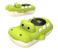 Jouets de Bain pour Les | Affichage numérique à LED Crocodile Mignon et Amusant - Jouets flottants de Piscine et Moniteur de température d'eau | pour baignoires, piscines, spas, Voyages et Maisons