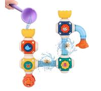 Jouets de bain | Tuyauterie d'eau Jouets pour enfants pour salle de bain | Pour enfants de 3 ans et plus des parents débutants, crèche, centre pour enfants, piscine, piscine extérieure