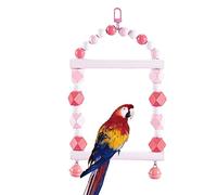 Jouets de balançoire pour perroquets | Jouets de cage pour perroquets à mâcher d'escalade | Compagnon amusant d'oiseaux pour cacatoès, perruches, perroquets, poulets, hamsters, gerbilles Aakoma