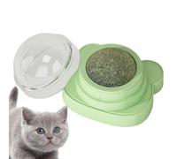 Jouets De Boule Mural Catnip - Jouets Muraux Catnip Chaton | Snack Chat Rotable Balles comestibles Avec Catnip Sain Naturel, Silvervine, Poules, Chaton Jouet De Nettoyage D