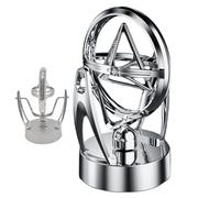 Jouets de bureau énergétiques - Bascule magnétique alimenté par piles USB, art de bureau d'énergie | Sculptures de bureau modèle de mouvement perpétuel, décoration éducative avec physique orbitale