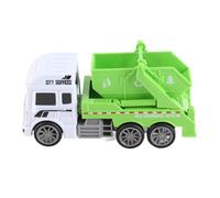 Jouets de camion à ordures coulissant en plastique, modèle de véhicule d'assainissement à inertie, jouet réaliste d'éducation environnementale pour garçons, jeux de rôle pour (Camion d'assainissement