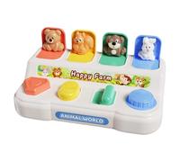 Jouets de Cause à Effet pour - Jouets de motricité Fine Animale, Jouet éducatif ABS pour garçons et Filles âgés de 3 Ans et Plus, activités d'apprentissage préscolaire