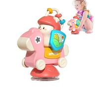 Jouets de chaise haute avec aspiration, jouet de la ventouse de chaise haute | Activité d'aspiration de dessin animé jouet collant,Interactive éducatif bébé dentition mailleur Table Spinner pour l'app