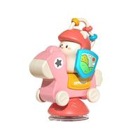 Jouets de chaise haute avec aspiration, jouet de la ventouse de chaise haute | Jouet de dessin animé à la ventouse pour chaise haute,Teether interactif éducatif pour le sol ou la table, Baby Car & Par