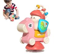 Jouets de chaise haute avec aspiration, jouet de la ventouse de chaise haute - Tite d'activité de dessin animé collant de la de haute - Baby Disting Chew Table Spinner pour voiture et poussette