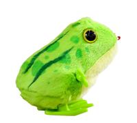 Jouets de charge pour enfants - Grenouille sautant, Jouet à charge en peluche Jouet à charge mignon pour enfants Jouet à ressort Adorable jouet à charge Grenouille Âge recommandé 4-6 ans E