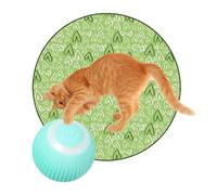 Jouets de Chasse pour Chats, Jouets de Chasse pour Chats d'intérieur, Jouet interactif de Balle de Chat, Roulement Rapide dans, Recherche de Balle, Jeu de Capture, Couverture de Chasse pour Chats d'i