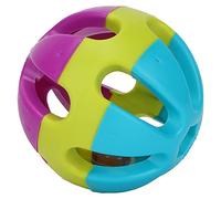 Jouets de Chat avec Cloches, Balles de Chat Balles de Toys pour Intérieurs Chassant Le Jouet Interactif Hochet Attrapant Le Réseau en Plastique en Plastique Boules pour Petits Moyens