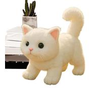 Jouets de chat pour | Peluche électrique de chat réaliste - Peluche interactive pour filles garçons et bureaux - Cadeau pour Thanksgiving Noël et Saint-Valentin