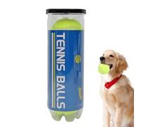 Jouets de Chien à balles, balles de Chien pour mâcher agressifs,3X balles de Tennis de Capture indestructibles - Toyage d'entraînement interactif de Chiot interactif pour Animaux de Compagnie