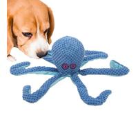Jouets de chien en peluche en peluche, jouet de chien grinceur en peluche - Jouets apaisants pour mâcher agressifs - Outil de jeu de chiots en forme de poulpe pour le dispositif de formation interacti