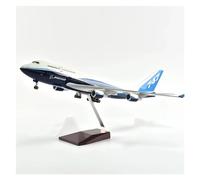 Jouets de Combat International Airlines Modèle B747 Avion 1/150 47 Cm W Lampe Et Roue Avion en Résine Moulée sous Pression Avion en métal(Size:No Light)