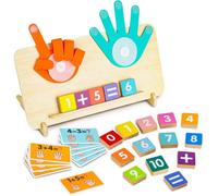 Jouets de Comptage en Bois pour Enfants, Jouet Chiffre Éducatif,Montessori Jouets en Bois pour Enfants 3 4 5 6 Ans