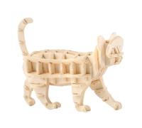 Jouets de construction en papier pour chat qui marche - Construction 3D détaillée, feuilles découpées avec précision, sculpture réaliste | Kit puzzle animal adultes, modélistes, expérience éducative p