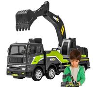 Jouets de construction,Jouets portatifs pour chargeuse et excavatrice | Voitures jouets Push and Go alimentées par friction, pelle camion et bulldozer, jouets de plage et de sable cadeau pour garçons