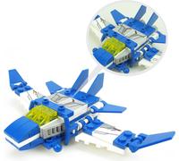 Jouets de construction modèle réduit Navette spatiale Navire de guerre Modèle de tank Jouets de déformation pour enfants - Type C