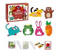Jouets De Couture De Poupées À Faire Soi-Même, Kit Amusant De Couture Artisanale Pour Enfants, Paquet De Matériel Fait À La Main, Kits De Bricolage De Couture Faits À La Main Pour Enfants (1pcs)